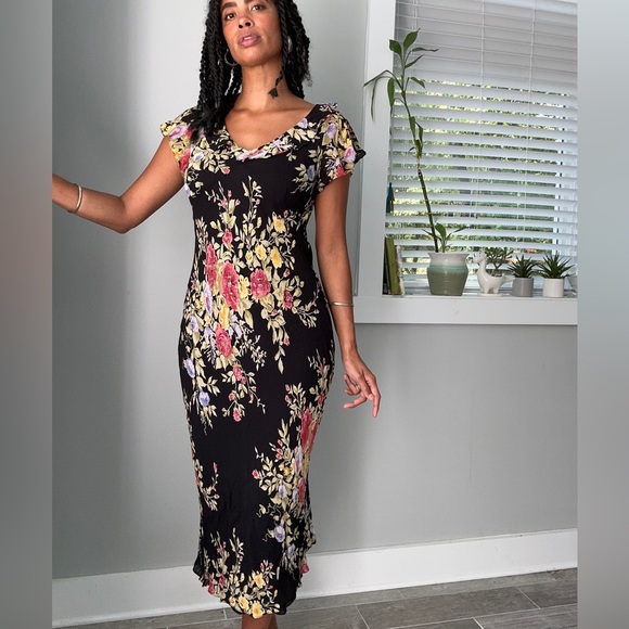 90s flowy maxi dress - Picture 6 of 6